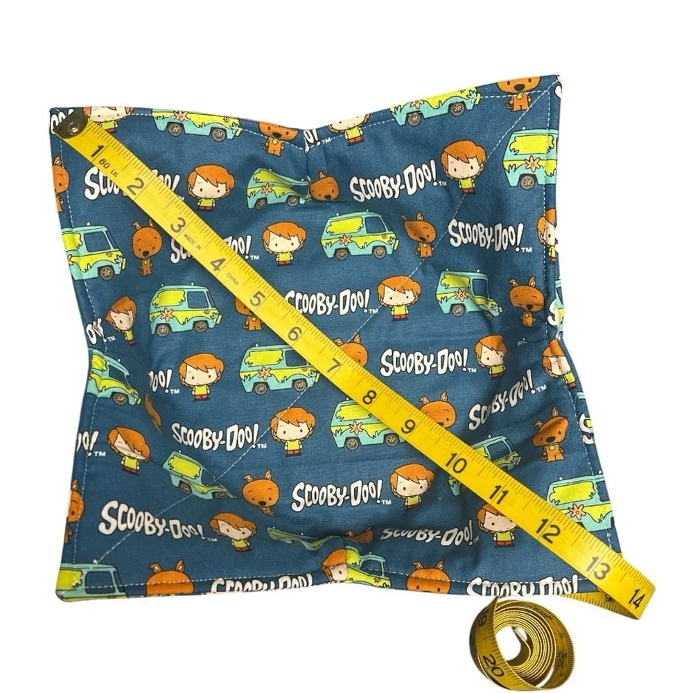 Hand Crafted Large Bowl Cozy Scooby-Doo Theme Microwavable Padded Cotton Holder